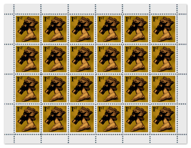 SMD10 Legacy Editions - STAMP SHEET 1st Class Gold