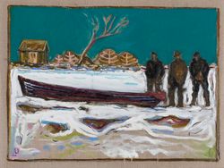 Frozen Estuary - River Roach, 1947 (version Y)