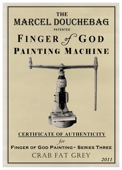 THE PATENTED FINGER OF GOD PAINTING MACHINE