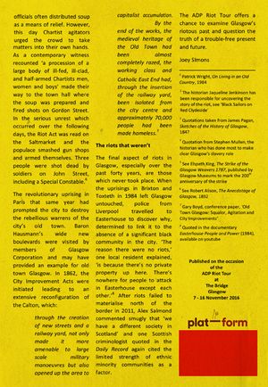 Click hear to read the riot in GLASGOW pamphlet PAGE 2