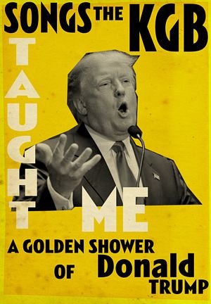 Billy Childish ART HATE USA: GOLDEN SHOWER - TRUMP!!