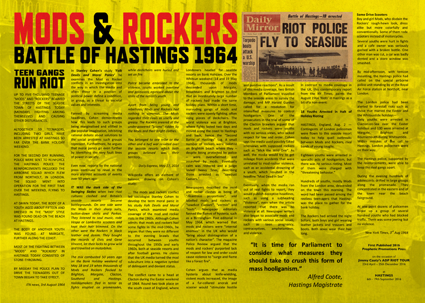 Click the image to read the RIOT in HASTINGS pamphlet 
