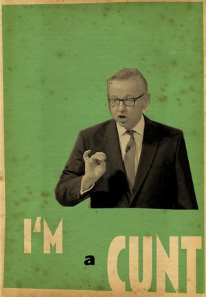 Billy Childish ART HATE BREXIT UNITY POSTERS: I'm a CUNT