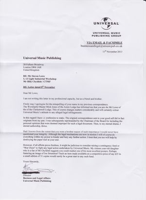 CTMF THATCHER'S CHILDREN Letter The Result 