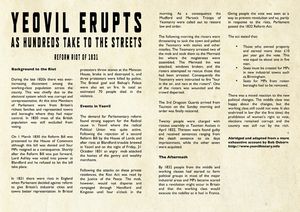 Click the image to read the RIOT in YEOVIL pamphlet