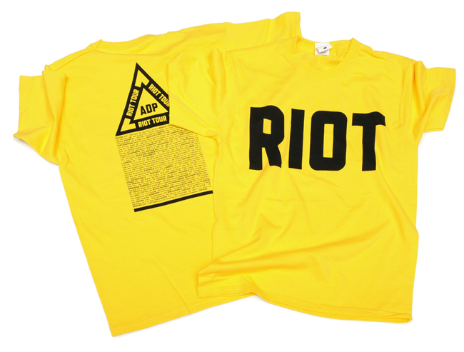JIMMY CAUTY: NEW ADULT ADP Riot Tour T-Shirt