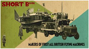 Short Brothers Limited Edition Commemorative Poster  Makers of First All British Flying Machines
