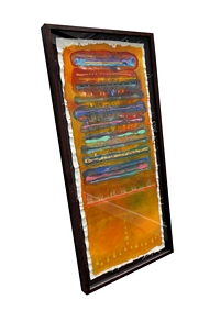 Laddered - framed painting