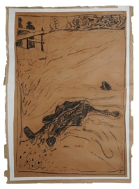 Robert Walser Lying Dead in the Snow with Nailed Boots, 2010