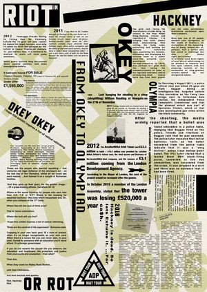Click the image to read the RIOT in HACKNEY pamphlet 